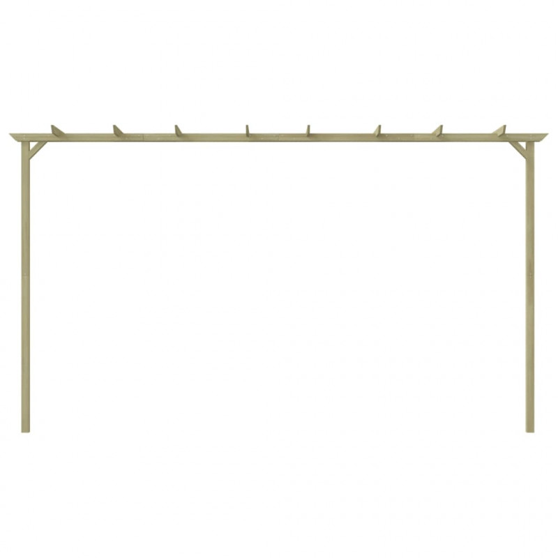 Pergola ogrodowa, impregnowane drewno sosnowe, 360x200x60cm