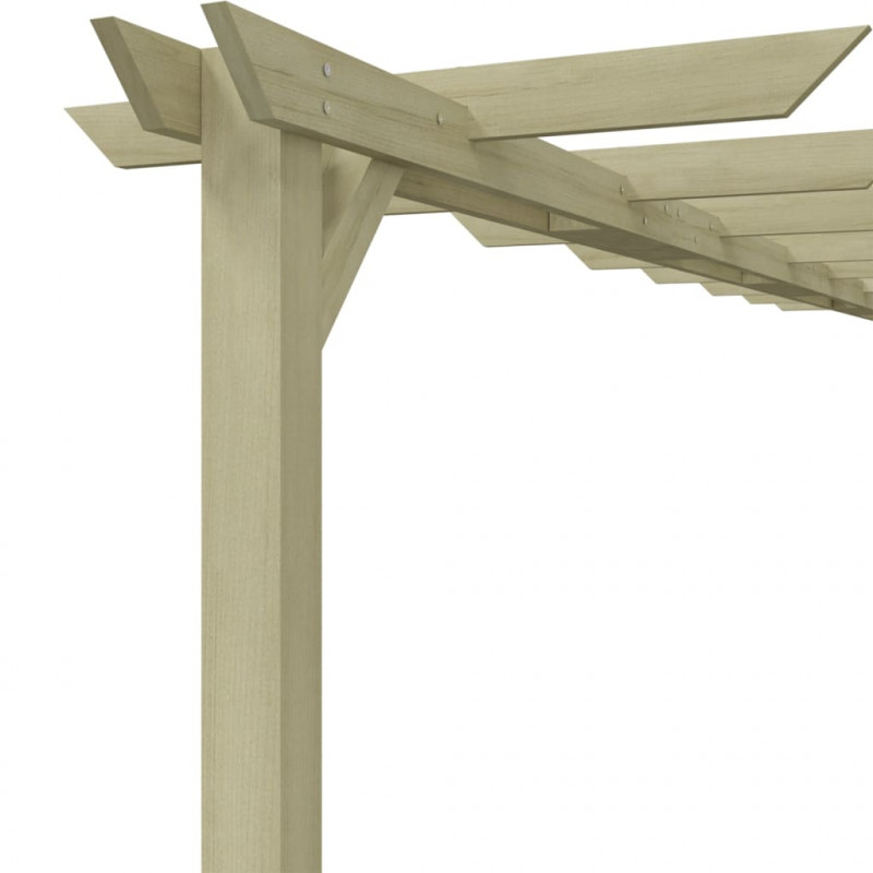 Pergola ogrodowa, impregnowane drewno sosnowe, 360x200x60cm