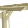 Pergola ogrodowa, impregnowana sosna, 180x197x210 cm