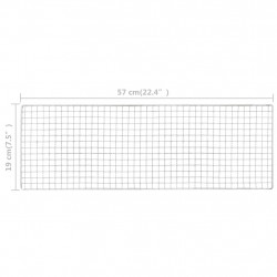 Przenośny grill kempingowy, stal, 60x22,5x33 cm