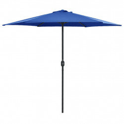 Parasol ogrodowy na aluminiowym słupku, 270x246 cm, niebieski