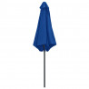 Parasol ogrodowy na aluminiowym słupku, 270x246 cm, niebieski