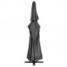 Parasol ogrodowy na aluminiowym słupku, 600 cm, antracytowy