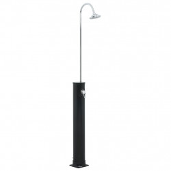 Prysznic solarny, czarny, 214 cm, 20 L