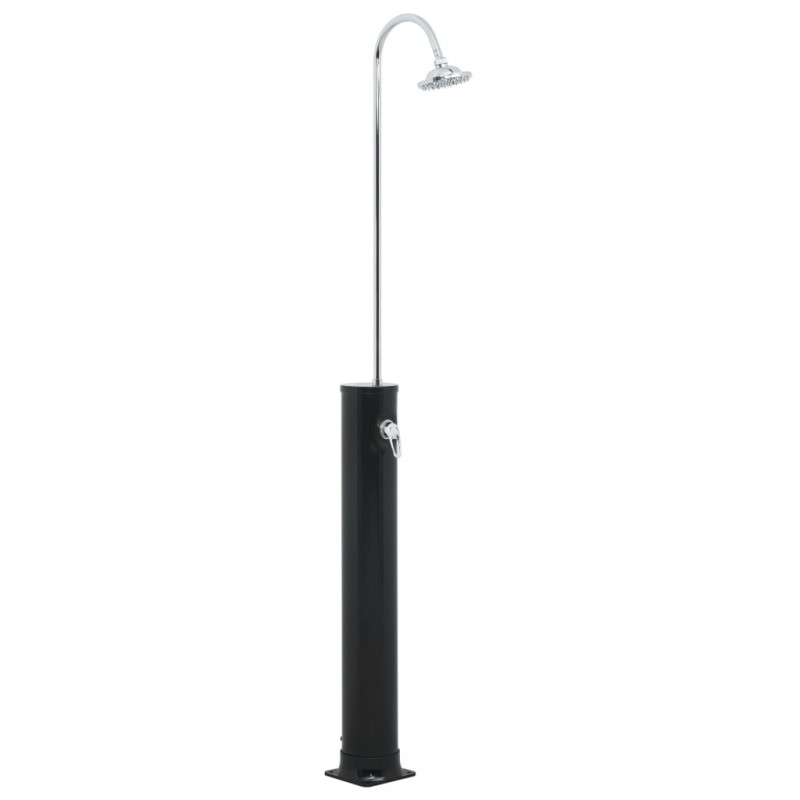 Prysznic solarny, czarny, 214 cm, 20 L