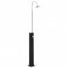 Prysznic solarny, czarny, 214 cm, 20 L