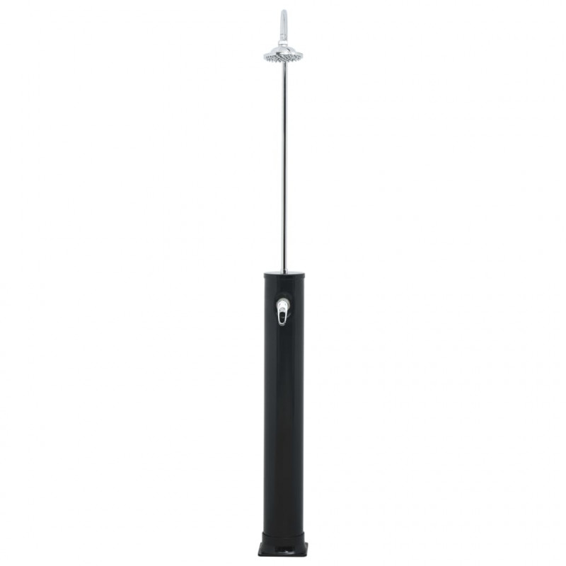 Prysznic solarny, czarny, 214 cm, 20 L