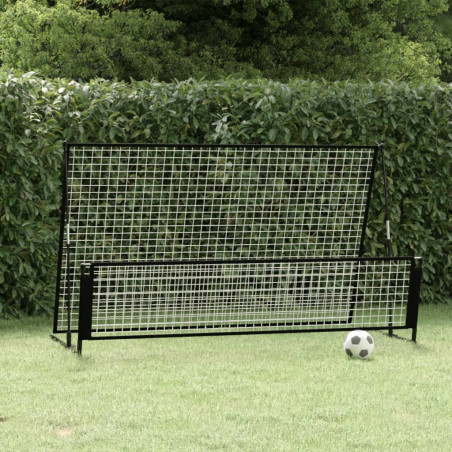 Rebounder do piłki nożnej 2-w-1, 202x104x120 cm, stal