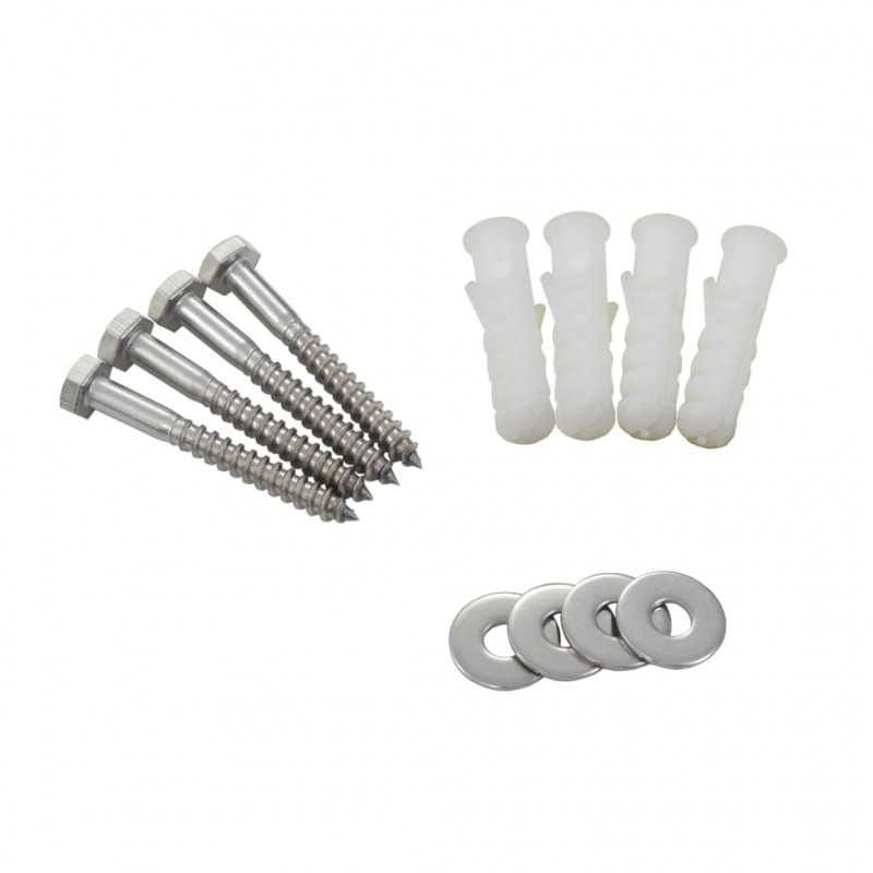 Nasada kominowa ze stali nierdzewnej, srebrna