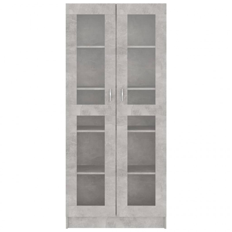 Witryna, szarość betonu, 82,5x30,5x185,5 cm