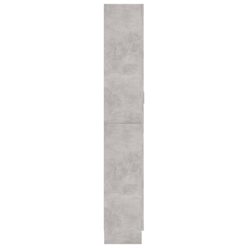 Witryna, szarość betonu, 82,5x30,5x185,5 cm