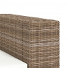 Zestaw kanap ogrodowych 2+3, rattan