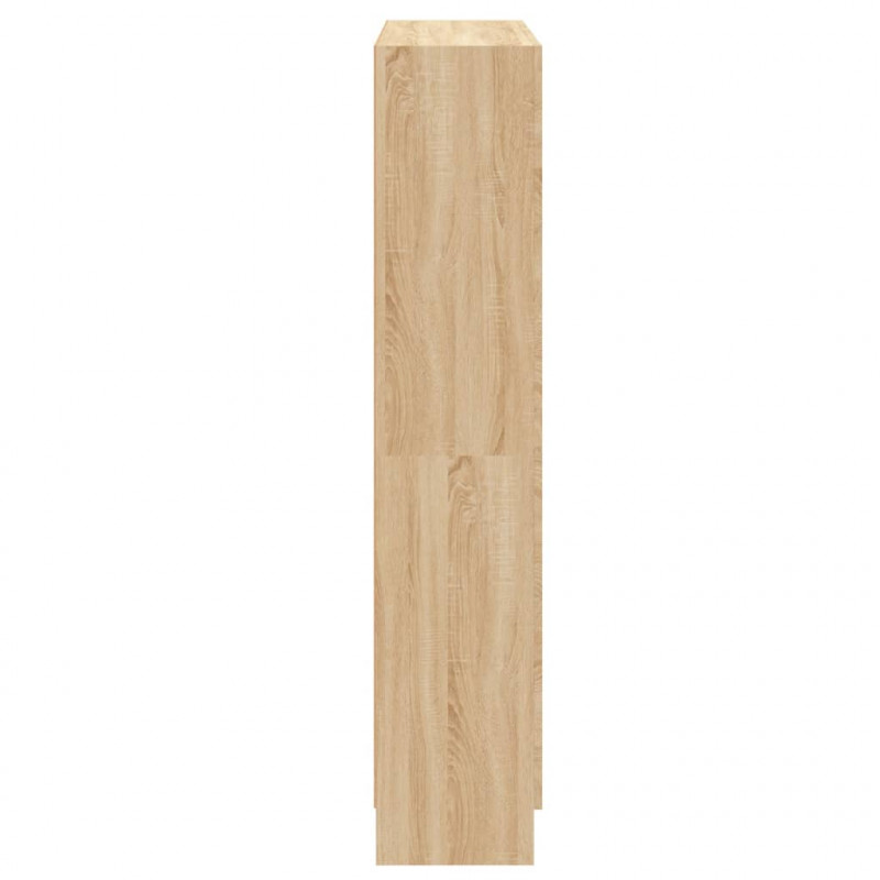 Szafka, dąb sonoma, 82,5x30,5x150 cm, materiał drewnopochodny