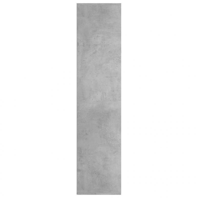 Regał na książki/szafka, betonowy szary, 66x30x130 cm