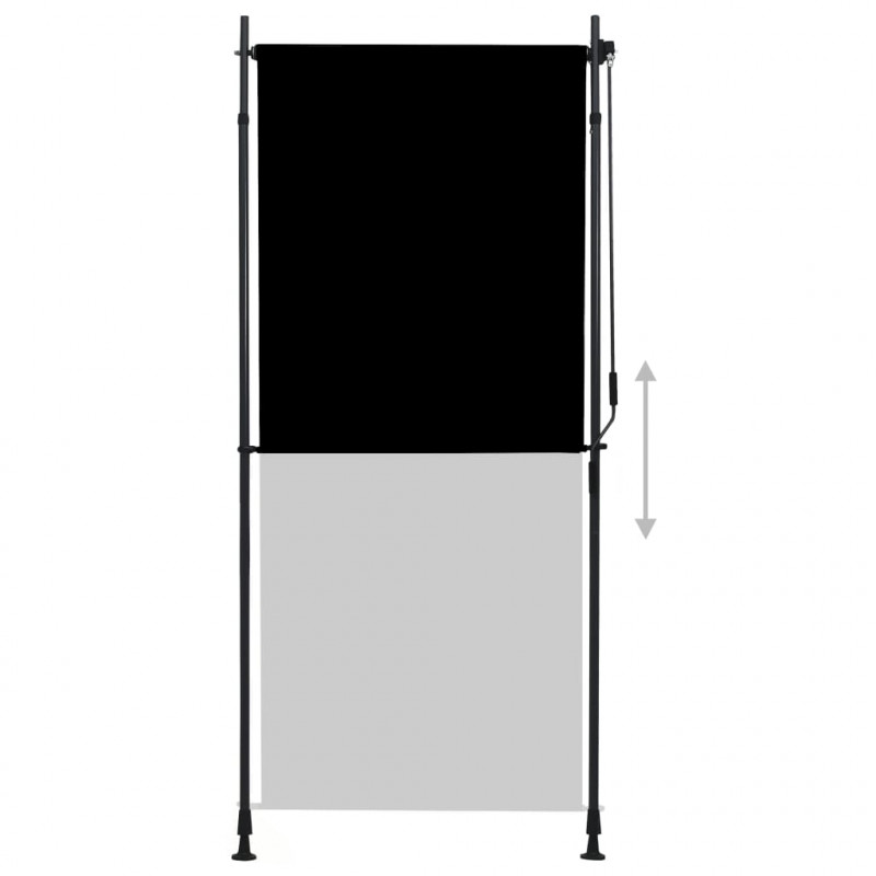 Roleta zewnętrzna, 100x270 cm, antracytowa