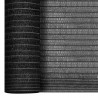 Siatka cieniująca, antracytowa, 3,6 x 10 m, HDPE, 75 g/m²