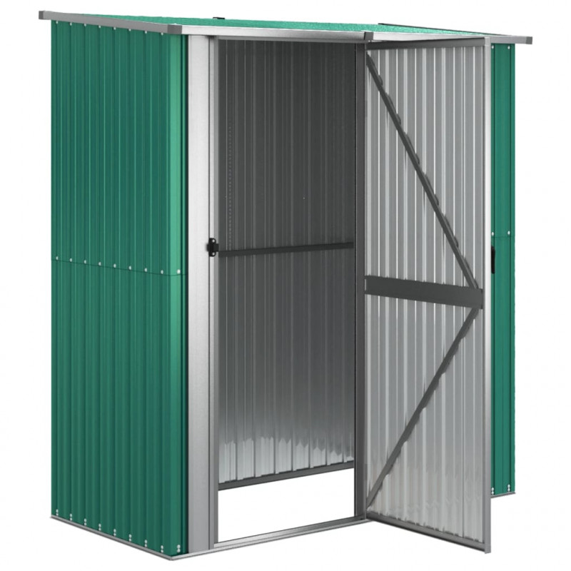 Szopa ogrodowa, zielona, 180,5x97x209,5 cm, stal