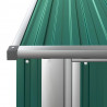 Szopa ogrodowa, zielona, 180,5x97x209,5 cm, stal