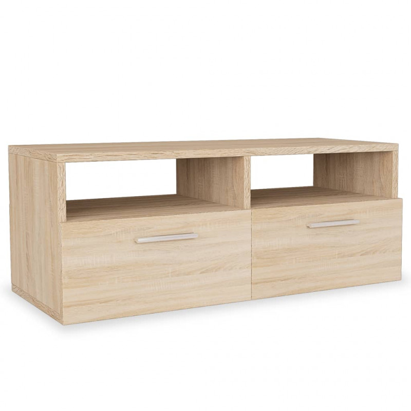 Szafka TV, materiał drewnopochodny, 95x35x36 cm, kolor dębowy