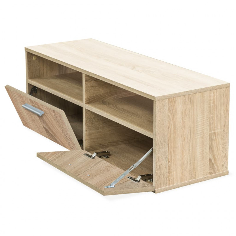 Szafka TV, materiał drewnopochodny, 95x35x36 cm, kolor dębowy