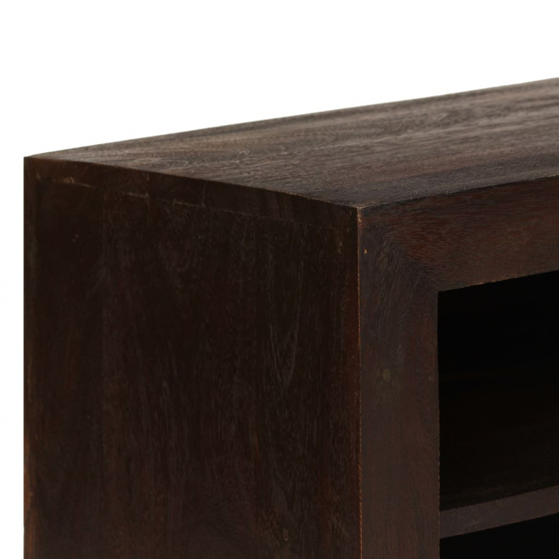 Szafka pod TV, drewno akacjowe, 120 x 30 x 40 cm, ciemnobrązowa