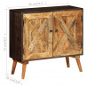 Szafka z litego drewna mango, 85 x 30 x 75 cm