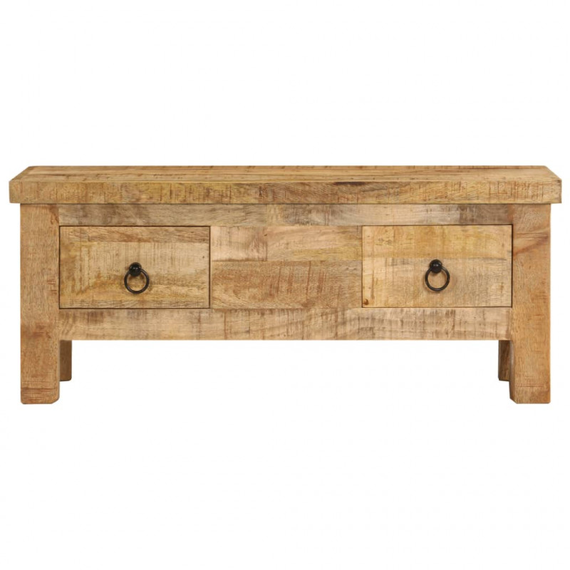 Stolik kawowy z litego drewna mango, 90x45x35 cm