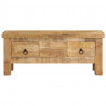 Stolik kawowy z litego drewna mango, 90x45x35 cm