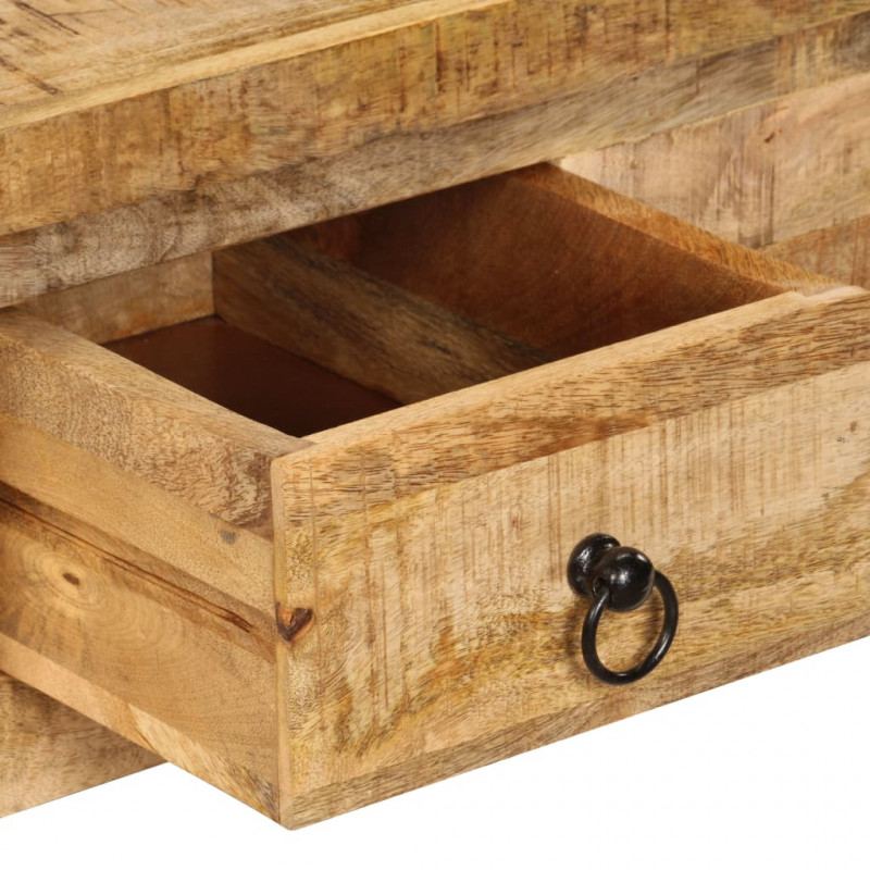 Stolik kawowy z litego drewna mango, 90x45x35 cm