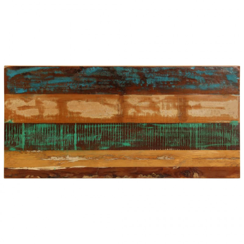 Stół jadalniany, 115x55x76 cm, drewno z odzysku i stal