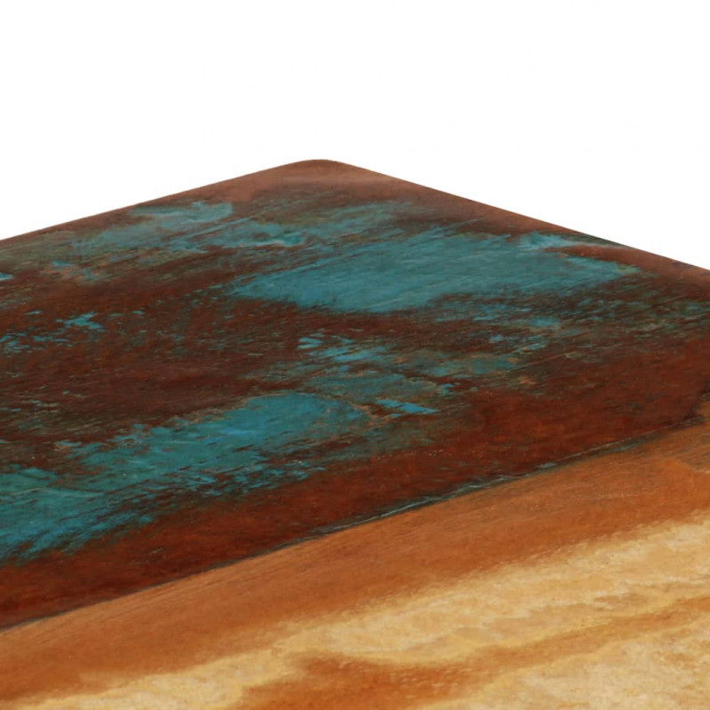Stół jadalniany, 115x55x76 cm, drewno z odzysku i stal