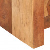 Witryna, 50x30x110 cm, lite drewno
