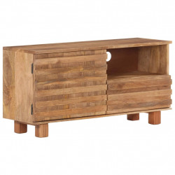 Szafka pod TV, 90x30x45 cm, lite drewno mango