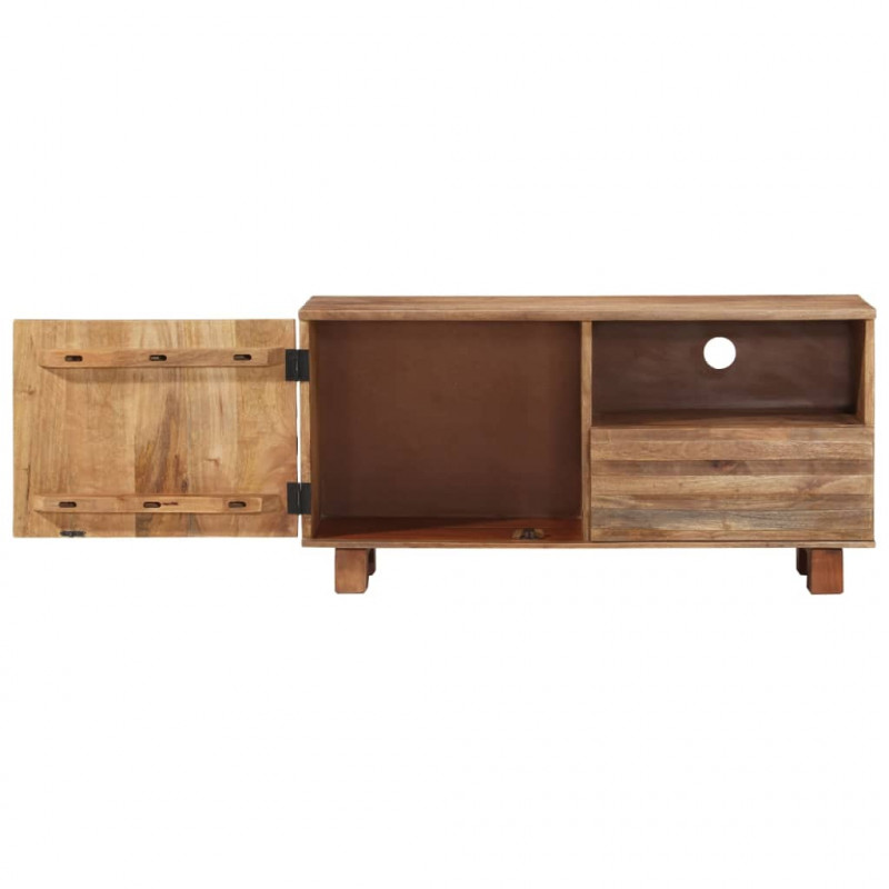 Szafka pod TV, 90x30x45 cm, lite drewno mango