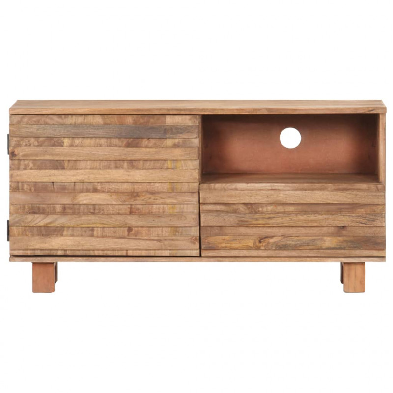 Szafka pod TV, 90x30x45 cm, lite drewno mango
