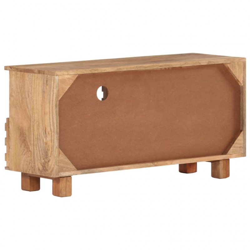 Szafka pod TV, 90x30x45 cm, lite drewno mango