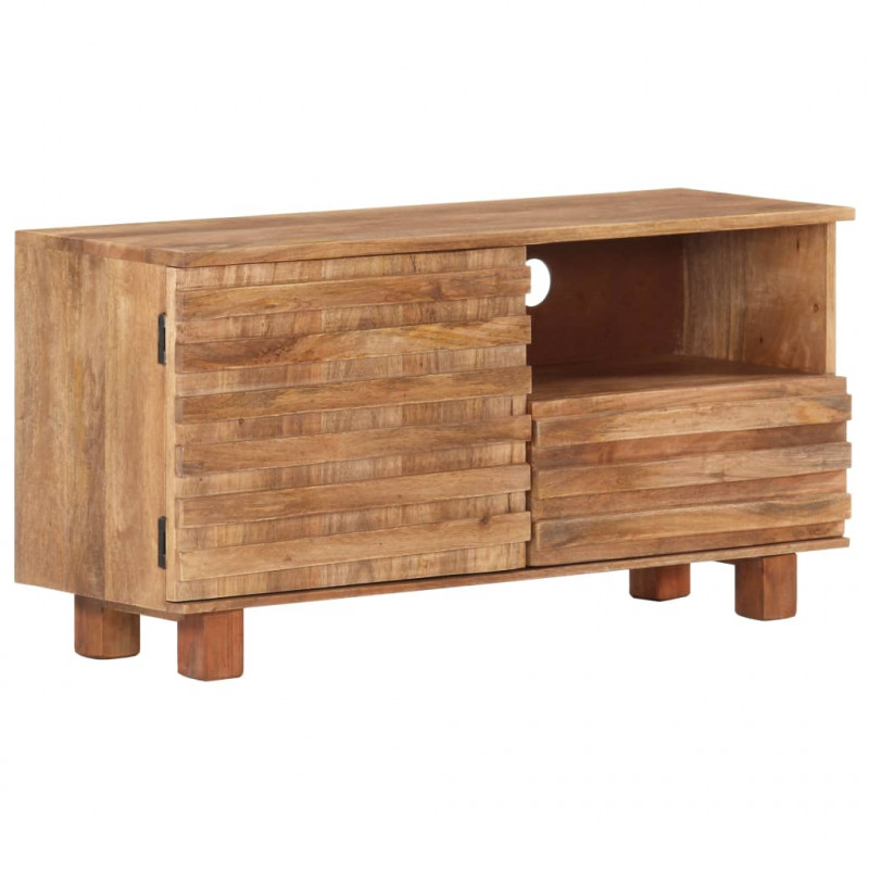 Szafka pod TV, 90x30x45 cm, lite drewno mango