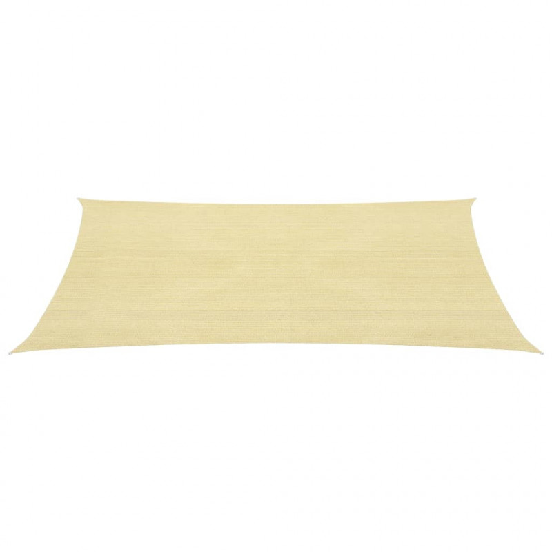 Żagiel przeciwsłoneczny, 160 g/m², beżowy, 2,5x3,5 m, HDPE