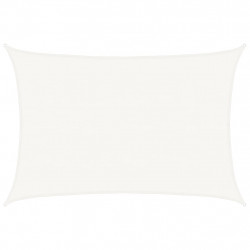 Żagiel przeciwsłoneczny, 160 g/m², biały, 5x6 m, HDPE