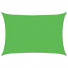 Żagiel przeciwsłoneczny, 160 g/m², jasnozielony, 3x4 m, HDPE