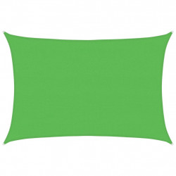 Żagiel przeciwsłoneczny, 160 g/m², jasnozielony, 4x6 m, HDPE