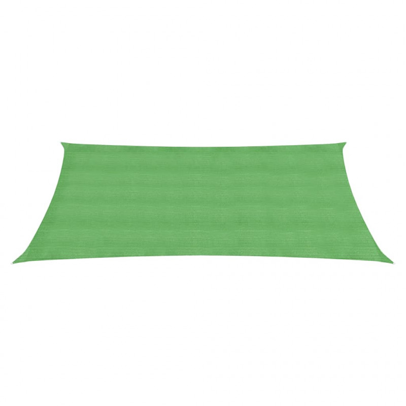 Żagiel przeciwsłoneczny, 160 g/m², jasnozielony, 4x6 m, HDPE