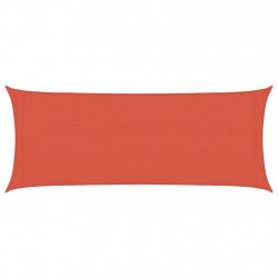 Żagiel przeciwsłoneczny, 160 g/m², terakotowy, 2x5 m, HDPE