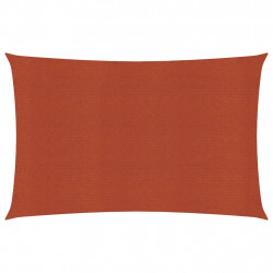 Żagiel przeciwsłoneczny, 160 g/m², terakotowy, 3x4,5 m, HDPE