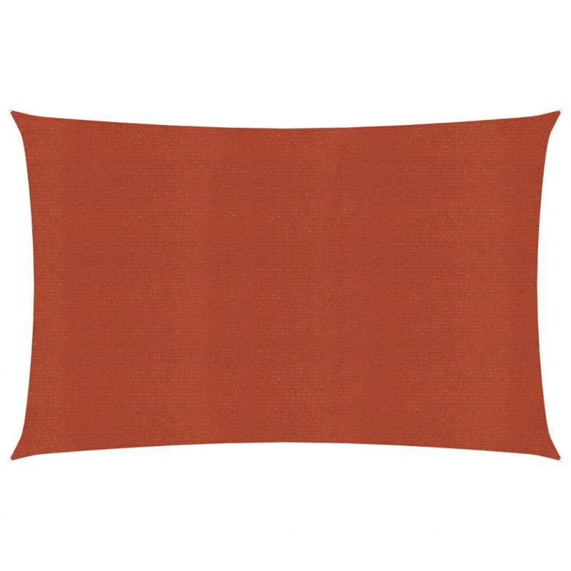 Żagiel przeciwsłoneczny, 160 g/m², terakotowy, 3x4,5 m, HDPE