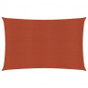 Żagiel przeciwsłoneczny, 160 g/m², terakotowy, 3x4,5 m, HDPE