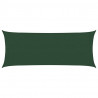 Żagiel przeciwsłoneczny, 160 g/m², ciemnozielony, 2x5 m, HDPE