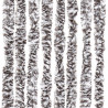 Zasłona przeciwko owadom, brązowo-beżowa, 90x200 cm, szenil