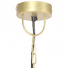 Industrialna lampa wisząca, 25 W, mosiężna, okrągła, 30 cm, E27