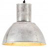 Lampa wisząca, 25 W, kolor srebra, okrągła, 28,5 cm, E27